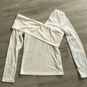 Off-The-Shoulder White Top